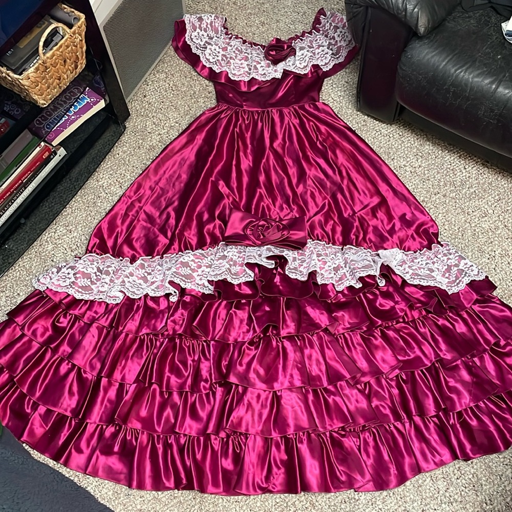 Vintage 80s prom/bridesmaid dress
